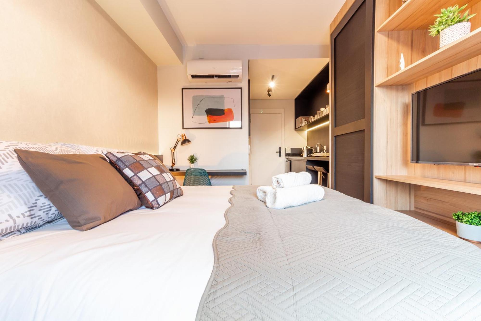 Studios No Melhor Ponto De Moema Garagem Lazer E Metro Perto Wifi Gratis 圣保罗 外观 照片