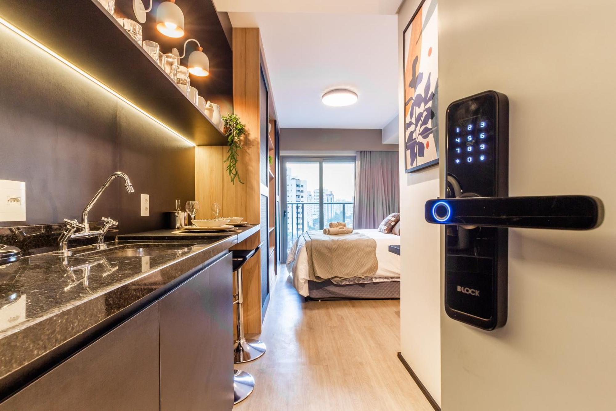 Studios No Melhor Ponto De Moema Garagem Lazer E Metro Perto Wifi Gratis 圣保罗 外观 照片
