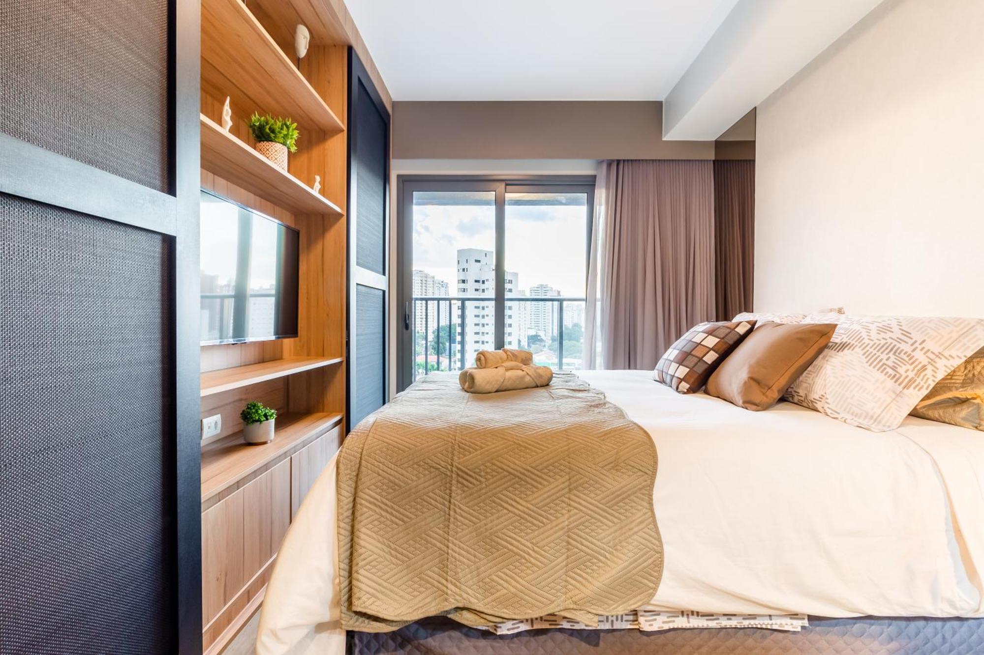 Studios No Melhor Ponto De Moema Garagem Lazer E Metro Perto Wifi Gratis 圣保罗 外观 照片